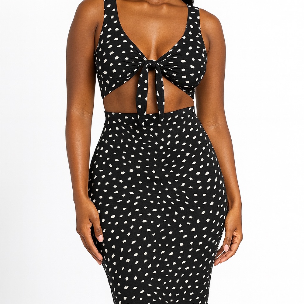 Cruella 2 Piece Polka Dot Skirt Set